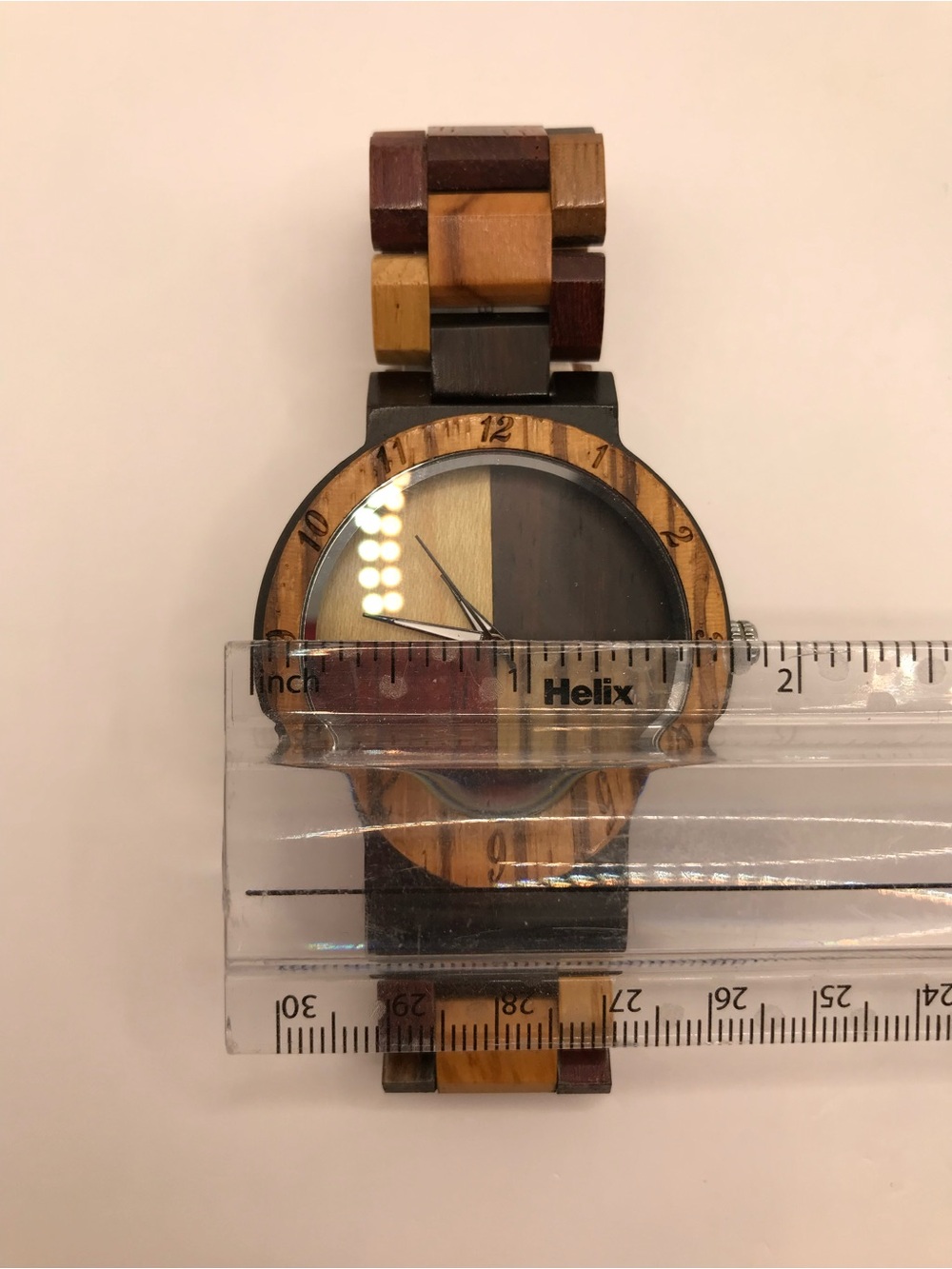 Men's Multi-Tone Wood Watch - Picture 7 of 8